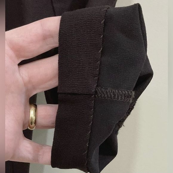 Eileen Fisher Long Brown Blazer Jacket Single Button Closure Sz Lg * Altered * - Picture 4 of 6